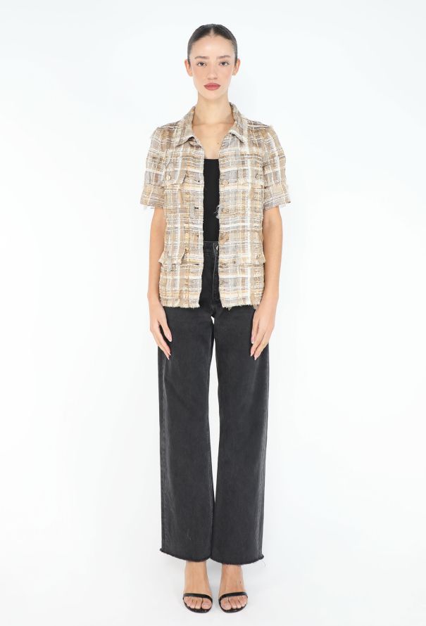 Chanel Spring 2006 Lamé Lesage Top - 3