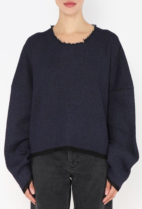 Céline 2013 Frayed Bouclé Silk Sweater - 1