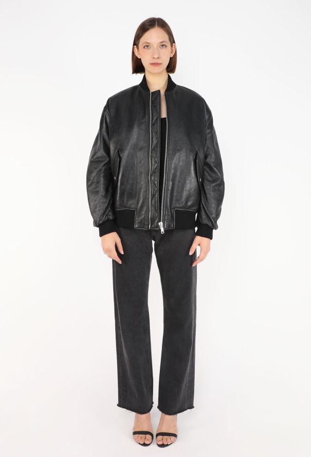 Prada Lambskin Bomber Jacket, 2021 - 3