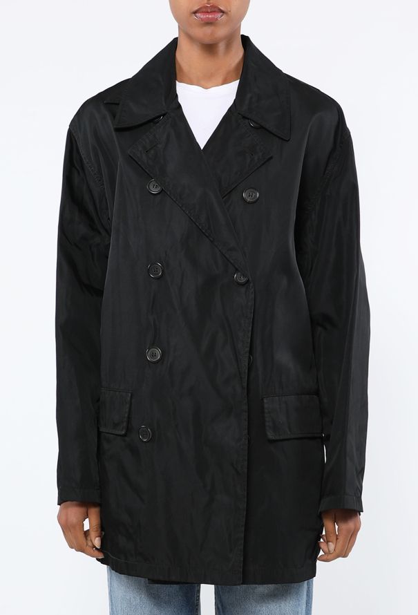 Prada Nylon Trench Coat, 1990s - 4