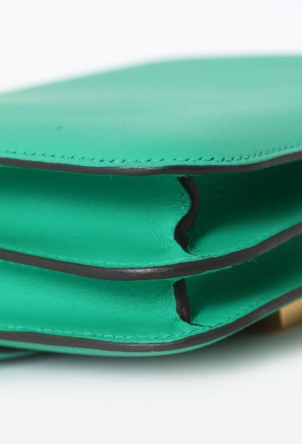 Hermès Menthe Swift Mini Constance III - 11