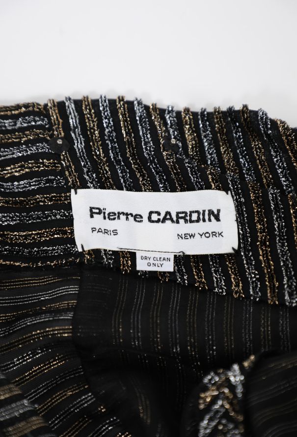 Pierre Cardin RARE F/W 1973 Metallic Lurex Ensemble - 7