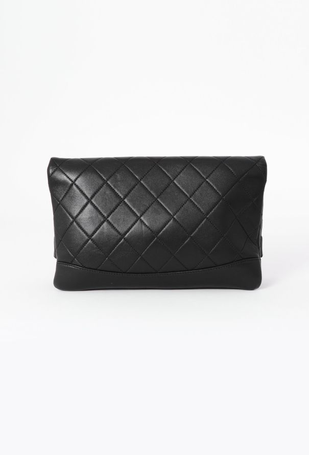 Chanel Black Classic Quilted 31 Clutch - 3
