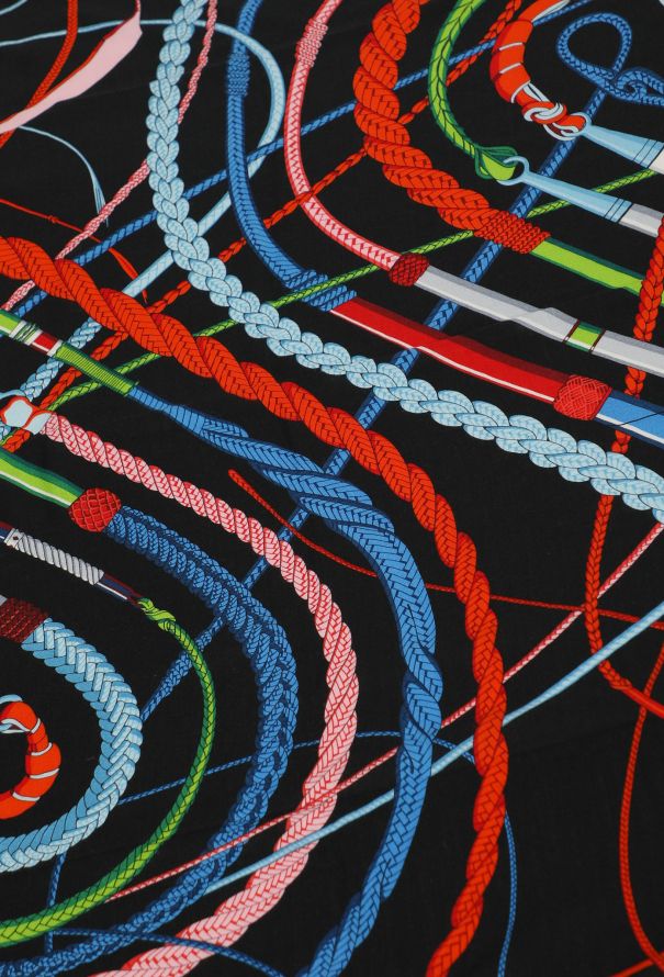 Hermès 'Fouets et Badines' 140cm Cashmere Shawl - 4