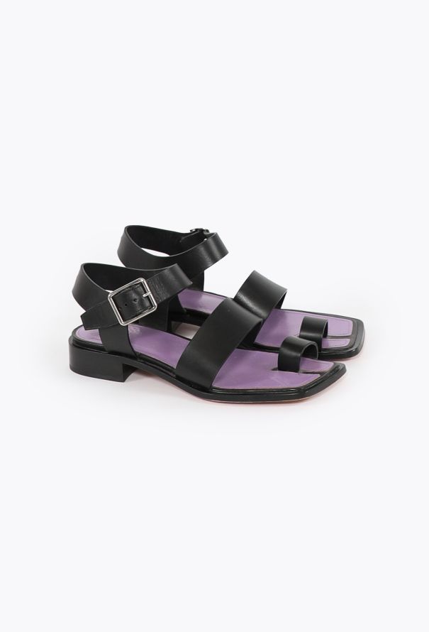 Maison Margiela 2020 Leather Tabi Sandals - 3
