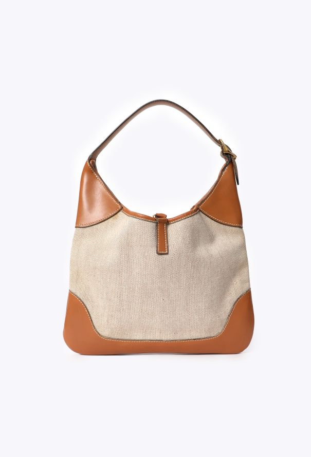 Hermès Vintage Box & Toile H Trim Bag - 4