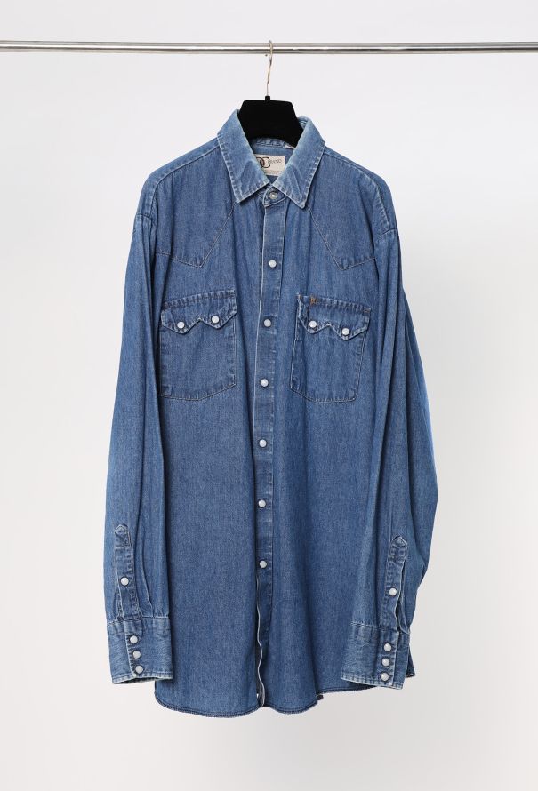 80s Sawtooth Pocket Denim Shirt | Authentic & Vintage | ReSee