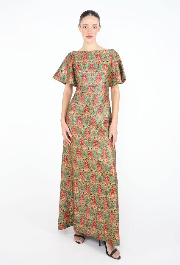 Madame Grès HIGHLY COLLECTOR 1960s Couture Empire Gown - 3