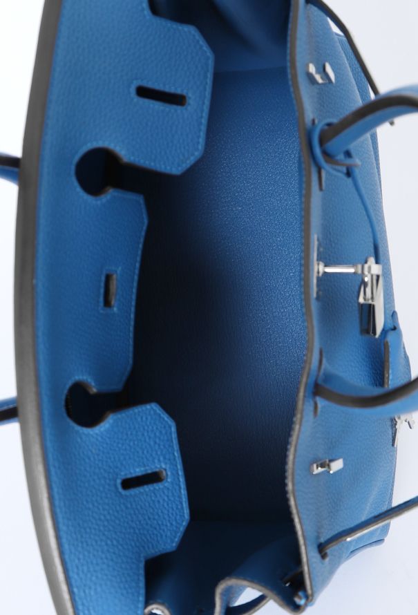 Hermès Bleu Mykonos Togo Birkin 30 - 12