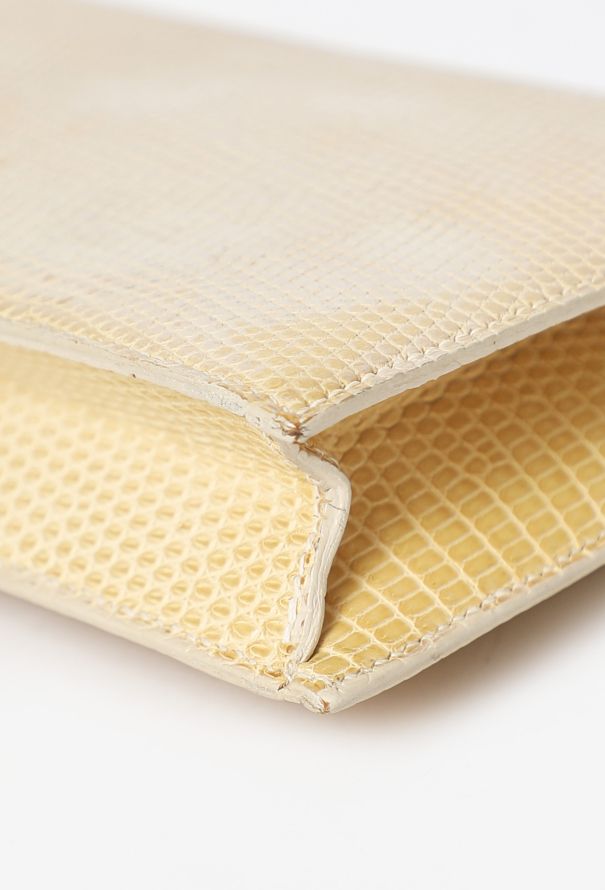 Hermès Rare 1997 Varanus Niloticus Cadenas Clutch - 10