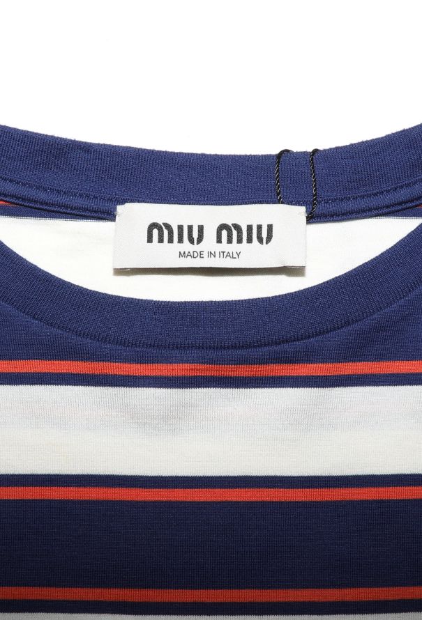 Miu Miu S/S 2024 Striped T-Shirt - 5