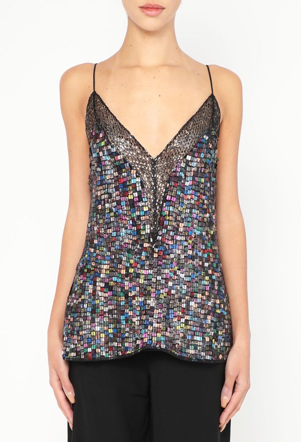 Rodarte Embroidered Lace Trim Camisole - 2 Rodarte Embroidered Lace Trim Camisole - 2