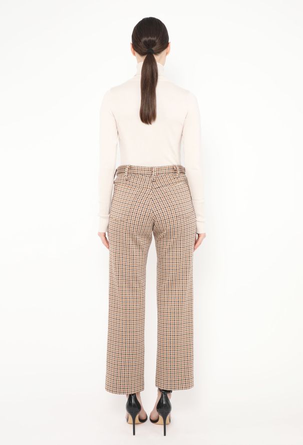Céline Tailored Houndstooth Trousers - 4 Céline Tailored Houndstooth Trousers - 4