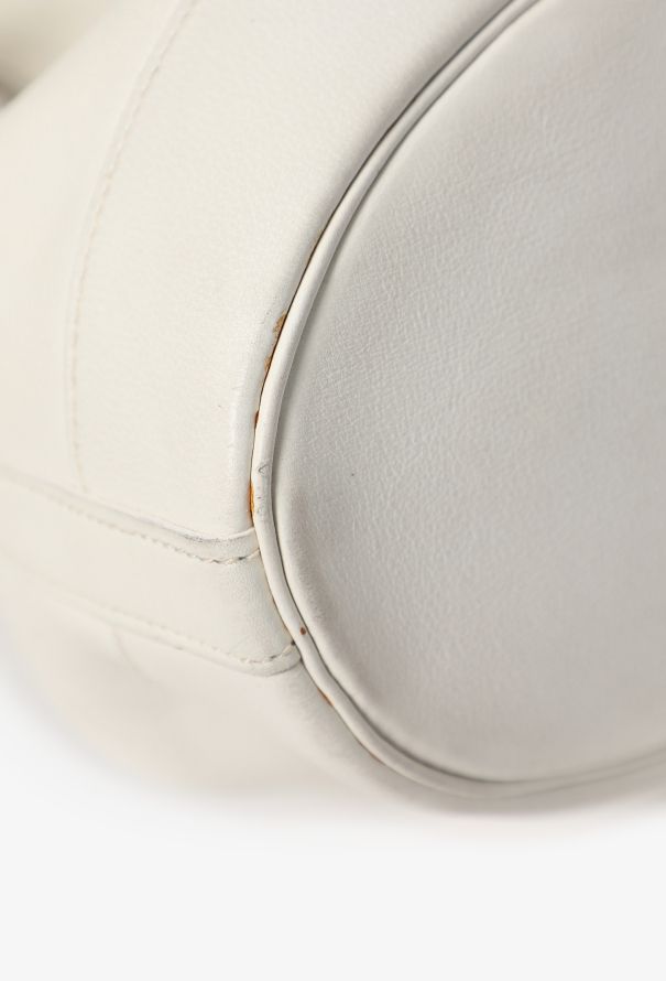 Hermès Vintage White Courchevel Market Bag - 11