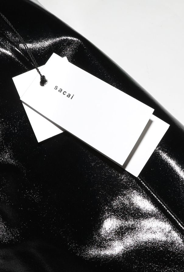 Sacai S/S 2023 Vinyl Leather Skirt - 7