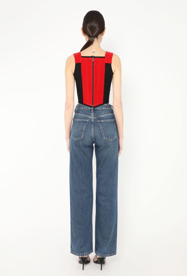 Vivienne Westwood COLLECTOR F/W 1987 'Harris Tweed' Velvet Corset - 6 Vivienne Westwood COLLECTOR F/W 1987 'Harris Tweed' Velvet Corset - 6