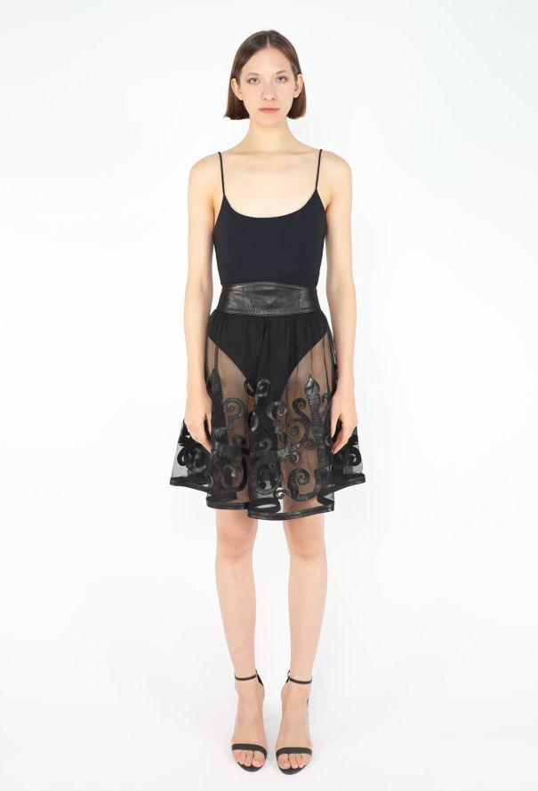Jitrois Leather Patchwork Ensemble, 1980s - 2