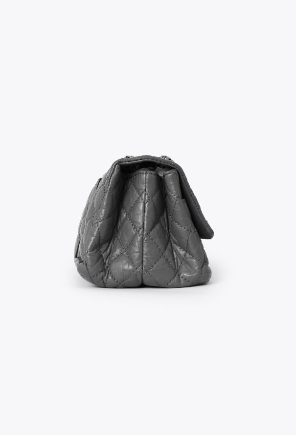 Chanel Grey 2.55 Medium Flap Bag - 6 Chanel Grey 2.55 Medium Flap Bag - 6