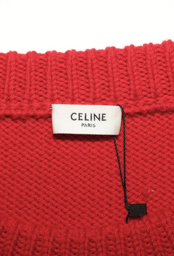 Céline S/S 2021 Oversized Intarsia Sweater - 5