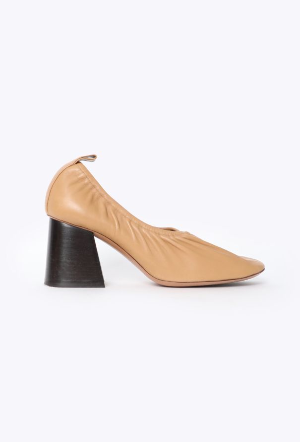 Céline S/S 2015 Ruched Leather Ballerinas - 1 Céline S/S 2015 Ruched Leather Ballerinas - 1