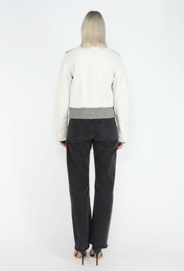 Balenciaga Collector F/W 2004 Leather Bomber Jacket - 7