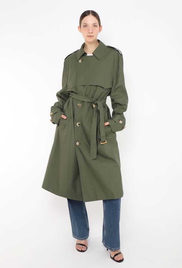 Céline S/S 2019 Gabardine Belted Trench - 1