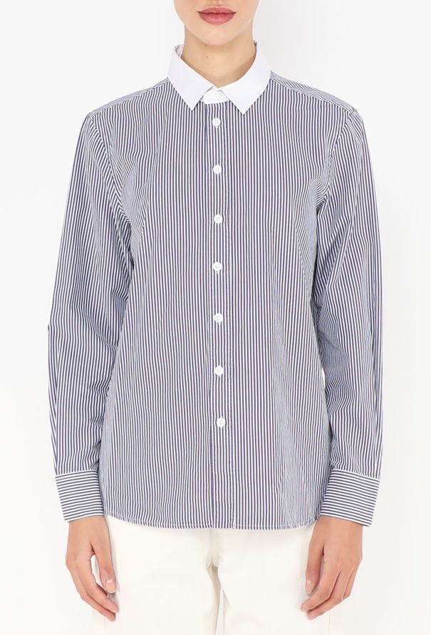 Saint Laurent Classic Bicolor Striped Shirt - 1