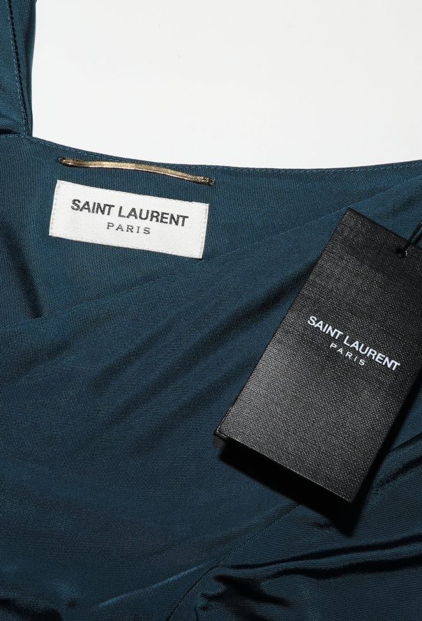 Saint Laurent Resort 2023 Asymmetrical Ruched Dress - 6