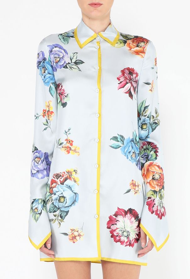 Prada Floral Silk Twill Mini Dress, 2024 - 1