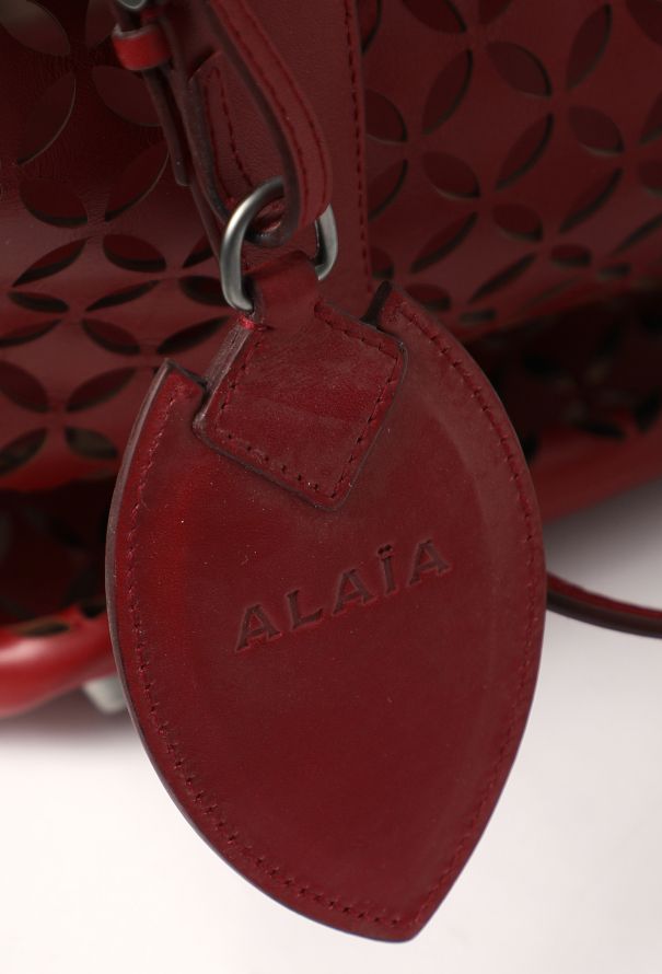 Alaïa Laser-Cut Tote Bag - 10