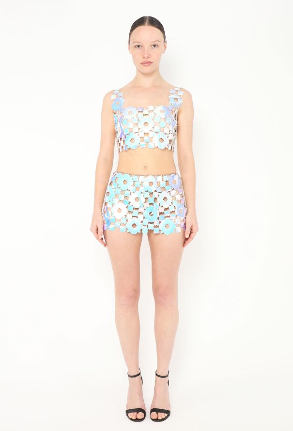 Paco Rabanne 2021 Holographic Chainmail Ensemble - 2