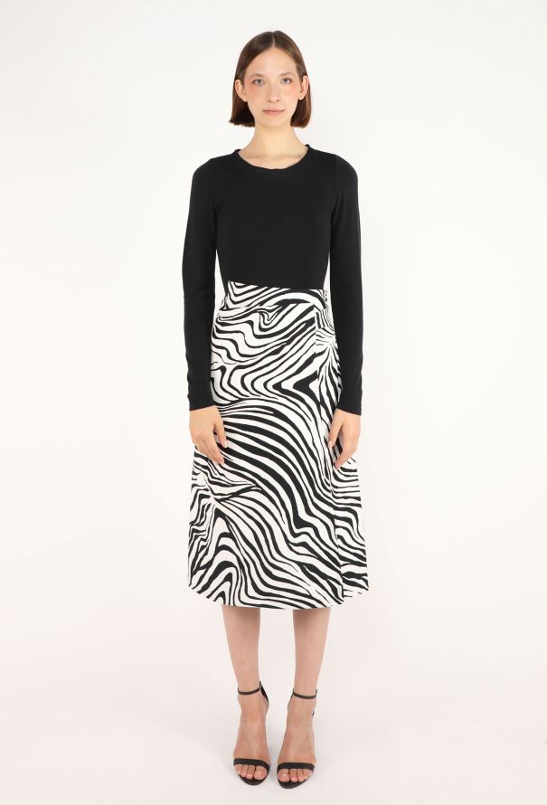 Céline Zebra Print Wrap Skirt, 2016 - 1