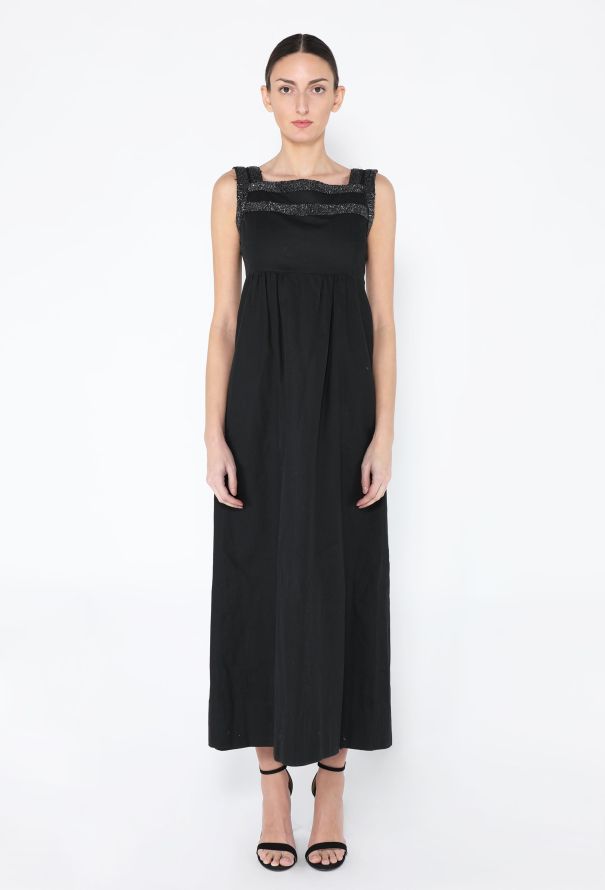 Saint Laurent '70s Beaded Maxi Dress - 2