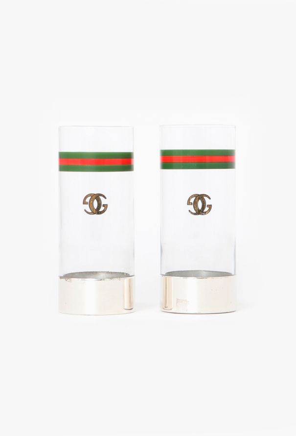 Gucci '70s 'GG' Highball Glasses - 1