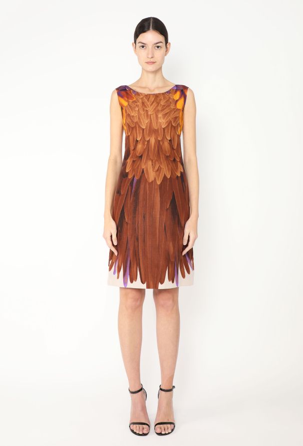 Prada S/S 2005 Silk Feather Dress - 1
