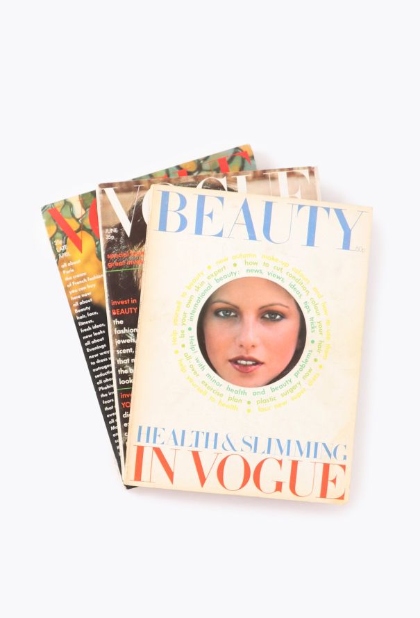 VOGUE UK 1974 David Bailey Issue Trio - 1