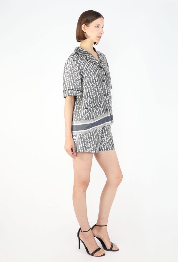 Dior 2021 Monogram Silk Pyjama Set - 4