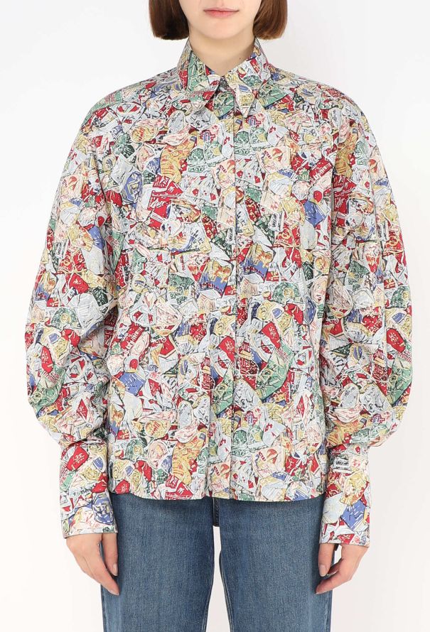 Alaïa 2019 Re-Edition '85 x César Printed Shirt - 4