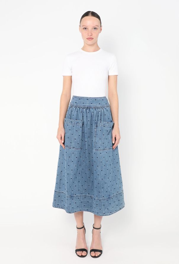 Ulla Johnson Pre-Fall 2018 Denim Skirt - 3 Ulla Johnson Pre-Fall 2018 Denim Skirt - 3