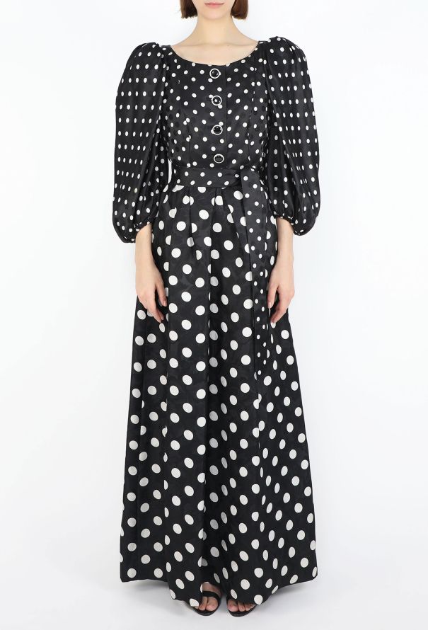 Saint Laurent Haute Couture Spring 1992 Polka Dot Gown - 5