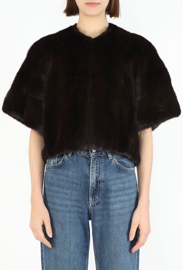 Saint Laurent Edition Mink Fur Bolero Jacket - 2