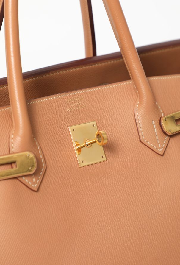 Hermès Natural Courchevel Birkin 40 - 16