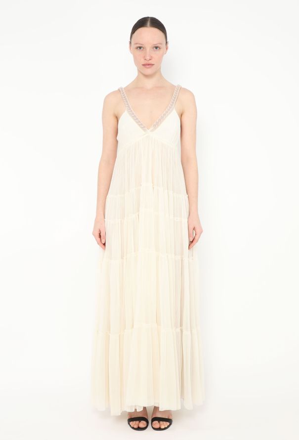 Jean Paul Gaultier Ruched Chainlink Mesh Gown - 3 Jean Paul Gaultier Ruched Chainlink Mesh Gown - 3