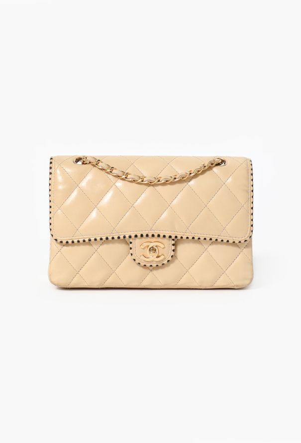 Chanel Woven Trim Medium Timeless Bag - 1