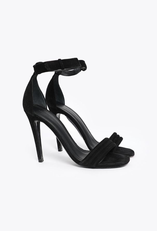 Céline 2011 Sculpted Suede Sandals - 3