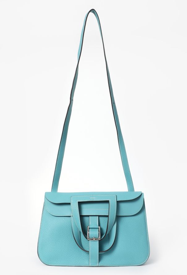 Hermès Bleu Jean Taurillon Clémence Halzan 31 - 2