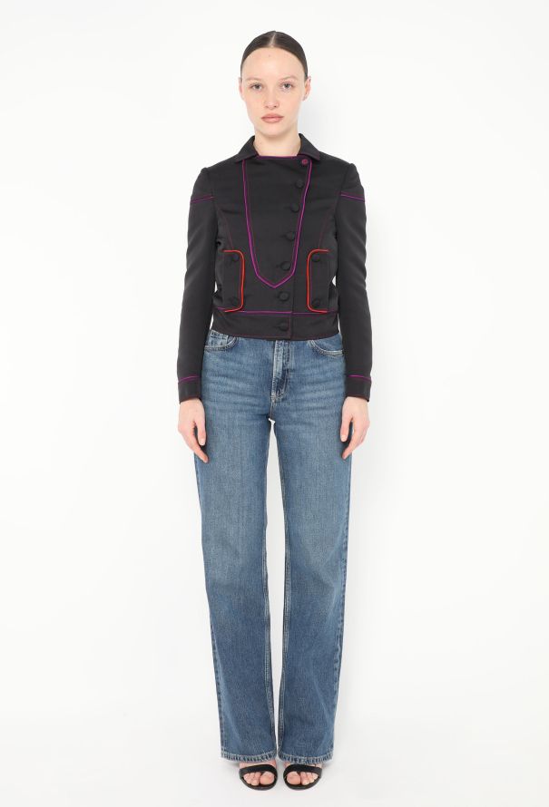 Gucci S/S 2007 Silk Piped Jacket - 3