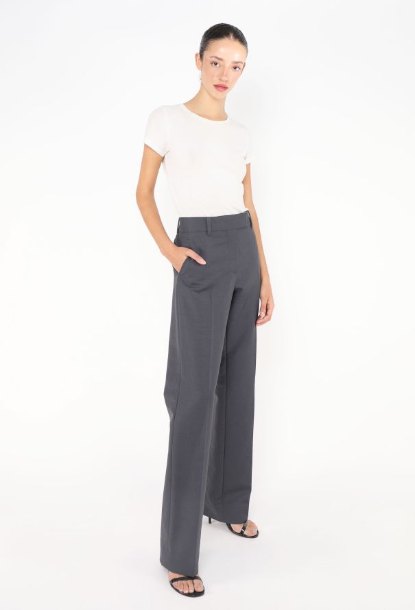 Miu Miu S/S 2025 Mohair Crepe Trousers - 5 Miu Miu S/S 2025 Mohair Crepe Trousers - 5
