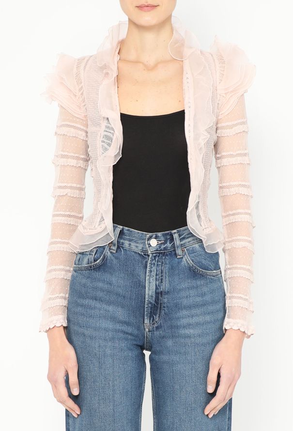 Isabel Marant 2019 Ruffled Lace Top - 1