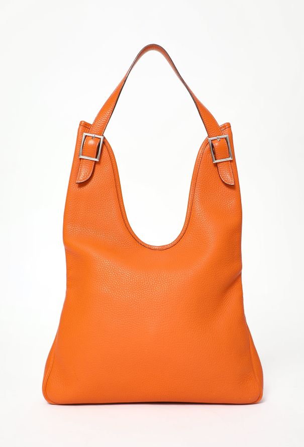 Hermès Orange H Clemence Massai PM Bag - 1